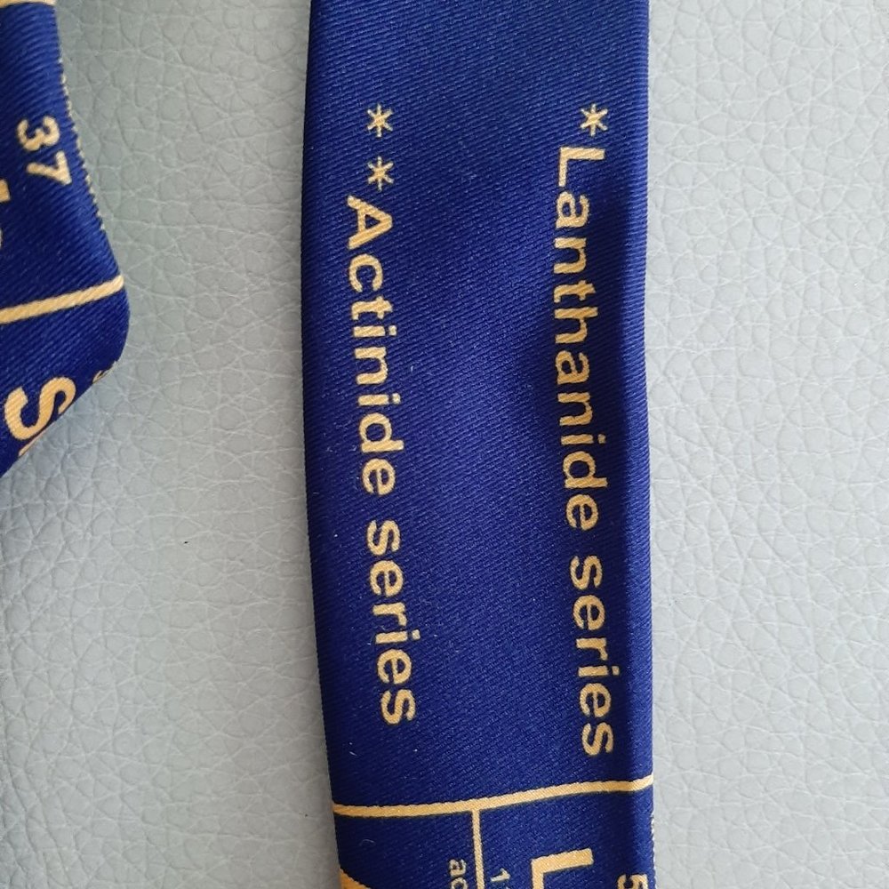 Wild Ties, Men's tie, elements, blue and gold - Picture 2 of 3